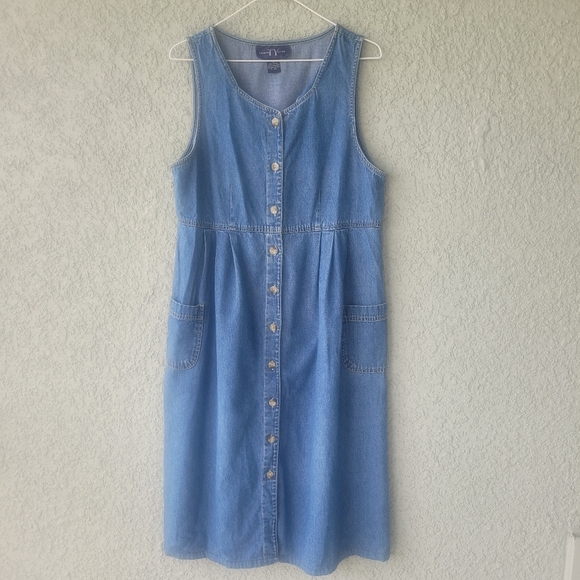 TY  Denim Dress - Picture 1 of 7